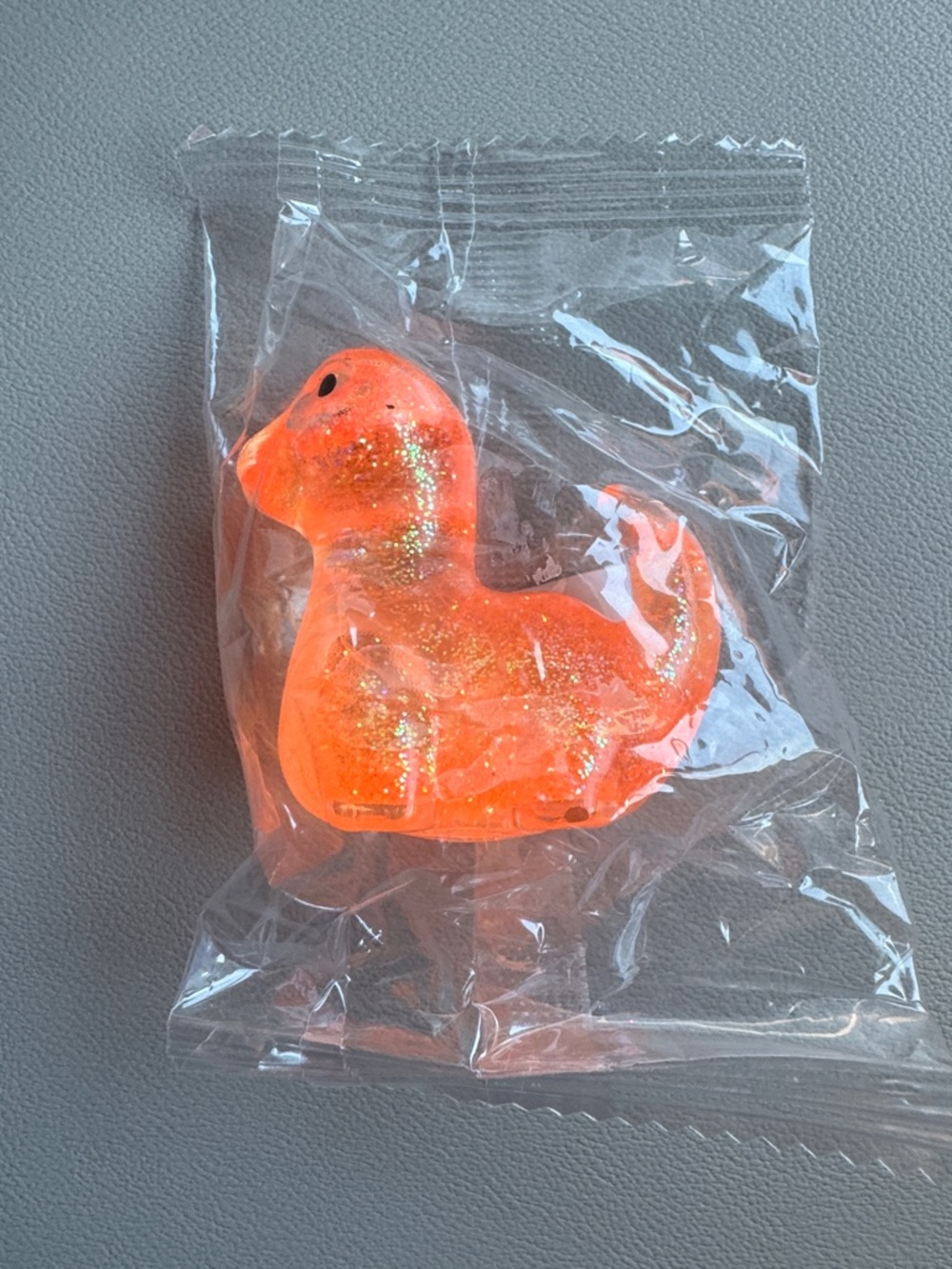 MINI Glitter Orange Dino Toy for Kids